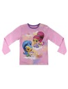 Camiseta manga larga shimmer and shine, Color Lila
