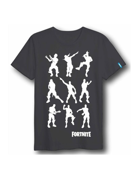 Camiseta corta single jersey fortnite, Color Negra 2200005061 kiwiku.com