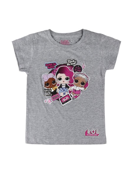 Camiseta corta single jersey lol, Color Gris 2200004044 kiwiku.com