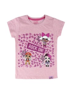 Camiseta corta single jersey lol, Color Rosa 2200004043 kiwiku.com