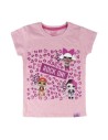 Camiseta corta single jersey lol, Color Rosa