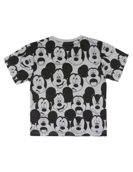 Camiseta corta premium single jersey mickey, Color Gris 2200003723 kiwiku.com