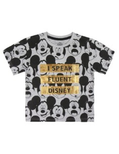 Camiseta corta premium single jersey mickey, Color Gris 2200003723 kiwiku.com 2