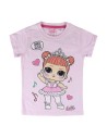 Camiseta corta single jersey lol, Color Lila