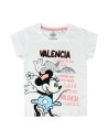 Camiseta corta single jersey minnie, Color Blanco