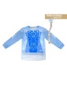 Sudadera frozen elsa, Color Azul Cielo