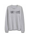 Sudadera brush fleece fortnite, Color Gris