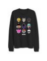Sudadera brush fleece fortnite, Color Negra