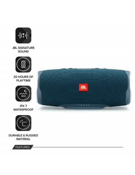 JBL Charge 4, Color Azul JBLCHARGE4BLU kiwiku.com