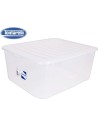 Tontarelli, Caja almacenaje con tapa 18l dodos, Color Blanco