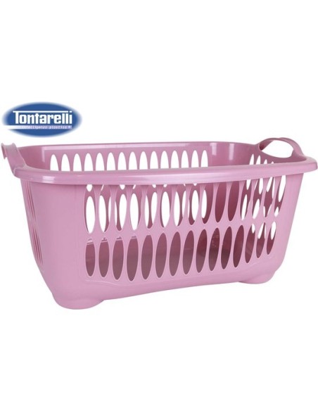 Cesta ropa con asas 35l cover line, Color Rosa 36776 kiwiku.com