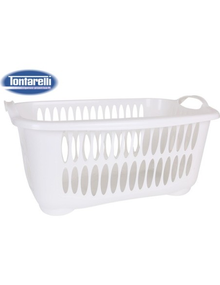 Cesta ropa con asas 35l cover line, Color Crema 39432 kiwiku.com