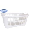 Cesta ropa con asas 35l cover line, Color Crema