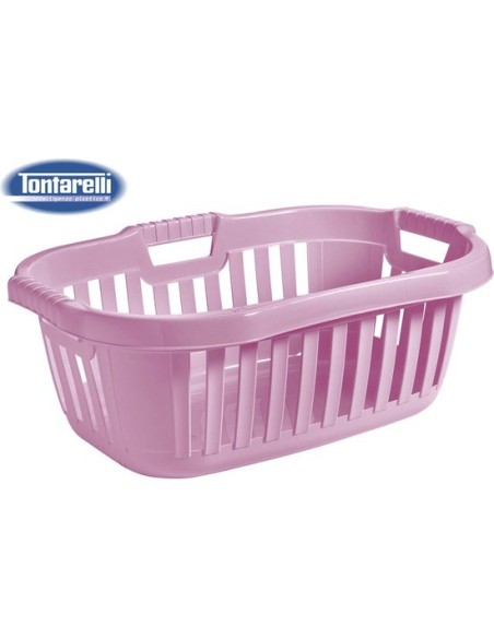 Cesta ropa ergonómica 35l hipster, Color Rosa 36678 kiwiku.com
