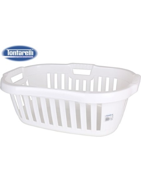 Cesta ropa ergonómica 50l hipster, Color Crema 37151 kiwiku.com