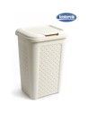 Papelera 10l arianna angora, Color Blanco