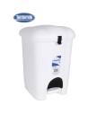 Cubo basura a pedal 6l carolina, Color crema