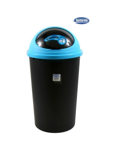 Cubo basura con tapa 25l small hoop 44160 kiwiku.com