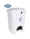 Cubo basura a pedal 16l carolina, Color Crema