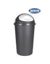 Cubo basura con tapa 45l big hoop, Color crema/grafito