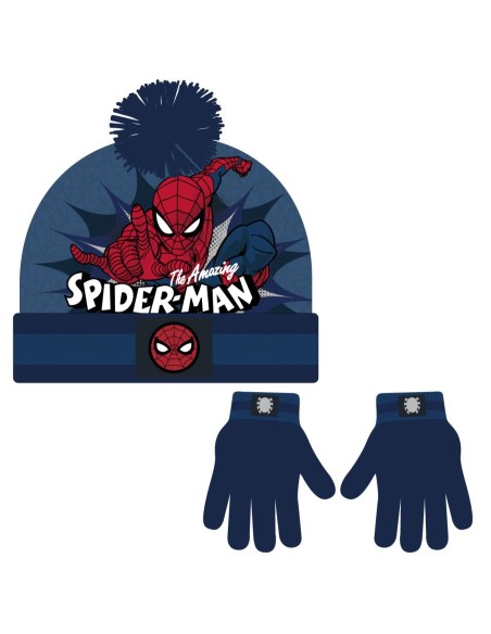 Conjunto 2 piezas spiderman, Color Azul Marino, Talla TALLA ÚNICA 2200004320 kiwiku.com