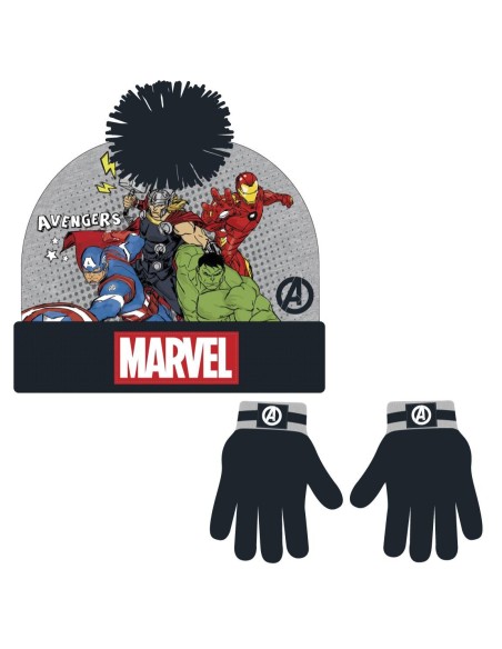 Conjunto 2 piezas avengers, Color Gris, Talla TALLA ÚNICA 2200004410 kiwiku.com