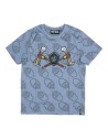 Camiseta corta single jersey fortnite, Color Gris