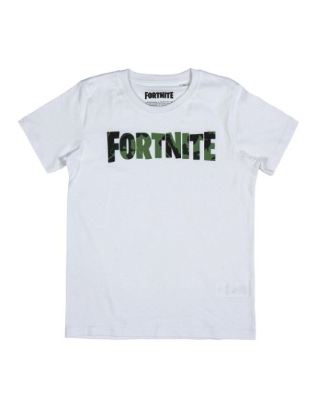 Camiseta corta single jersey fortnite, Color Blanco 2200005054 kiwiku.com
