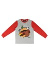 Pijama largo single jersey fortnite, Color Rojo
