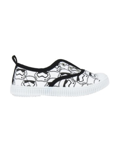 Zapatilla loneta baja star wars, Color Blanco 2300003573 kiwiku.com