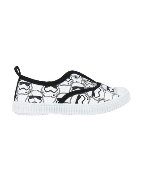 Zapatilla loneta baja star wars, Color Blanco 2300003573 kiwiku.com