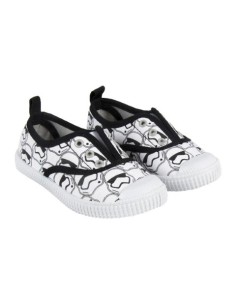 Zapatilla loneta baja star wars, Color Blanco 2300003573 kiwiku.com