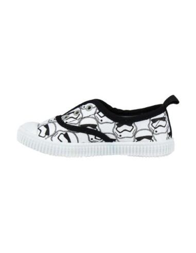 Zapatilla loneta baja star wars, Color Blanco 2300003573 kiwiku.com