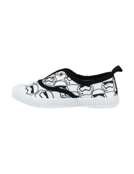 Zapatilla loneta baja star wars, Color Blanco 2300003573 kiwiku.com