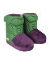 Zapatillas de casa bota avengers hulk, Color Verde