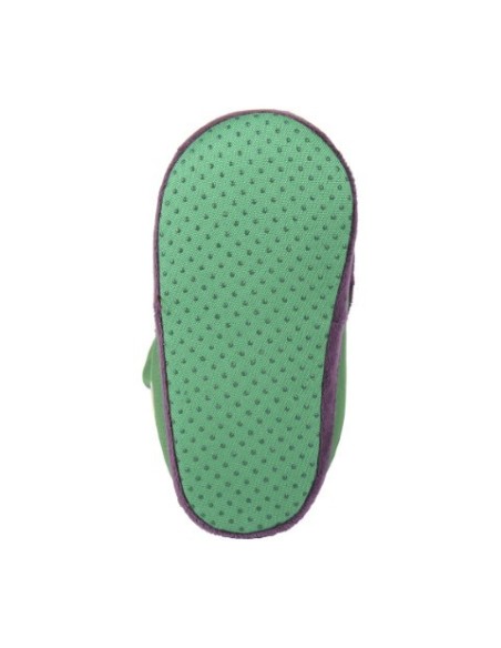 Zapatillas de casa bota avengers hulk, Color Verde 2300002330 kiwiku.com