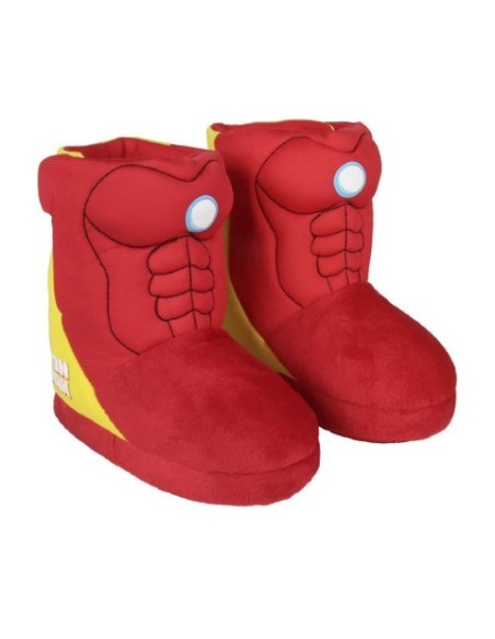 Zapatillas de casa bota avengers iron man, Color Rojo 2300002331 kiwiku.com