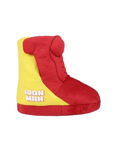 Zapatillas de casa bota avengers iron man, Color Rojo 2300002331 kiwiku.com