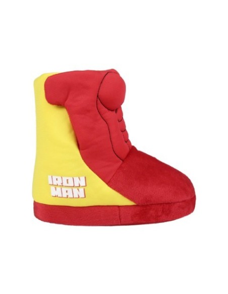 Zapatillas de casa bota avengers iron man, Color Rojo 2300002331 kiwiku.com