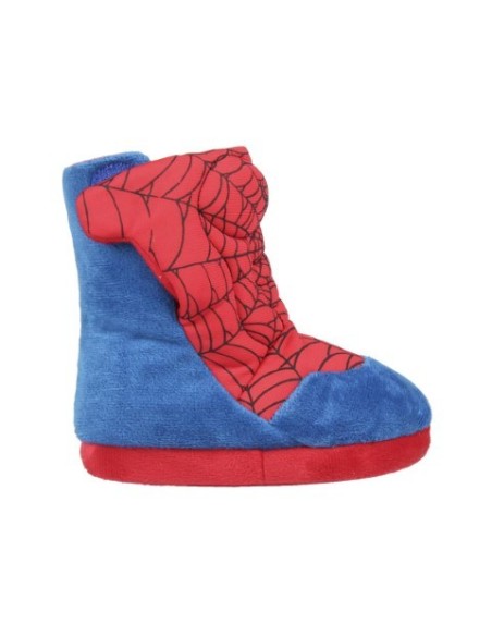 Zapatillas de casa bota spiderman, Color Rojo 2300002332 kiwiku.com