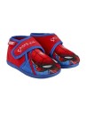 Zapatillas de casa media bota spiderman, Color Rojo