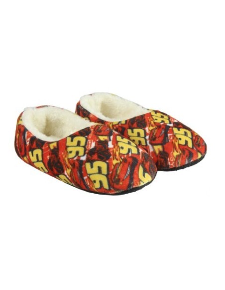 Zapatillas de casa suela blanda cars 3, Color Rojo 2300002877 kiwiku.com