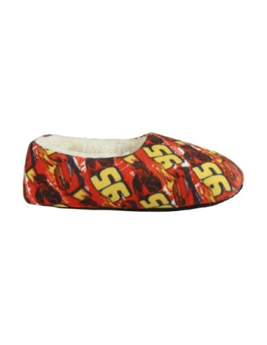 Zapatillas de casa suela blanda cars 3, Color Rojo 2300002877 kiwiku.com
