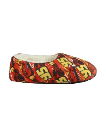 Zapatillas de casa suela blanda cars 3, Color Rojo 2300002877 kiwiku.com