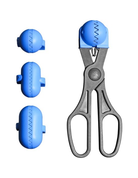 La croquetera - utensilio multiuso con 4 moldes intercambiables - azul 53199 kiwiku.com