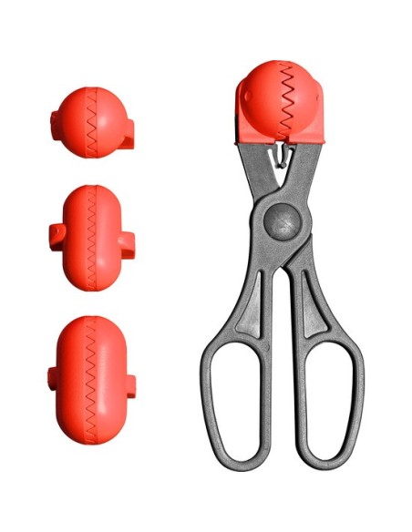 La croquetera - utensilio multiuso con 4 moldes intercambiables - rojo 53200 kiwiku.com