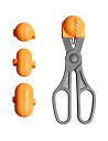 La Croquetera - Utensilio Multiuso Con 4 Moldes Intercambiables - Naranja