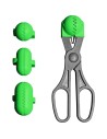 La croquetera - utensilio multiuso con 4 moldes intercambiables - verde
