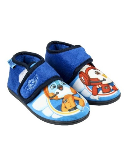 Zapatillas de casa media bota top wing, Color Azul 2300004131 kiwiku.com