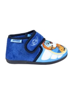 Zapatillas de casa media bota top wing, Color Azul 2300004131 kiwiku.com 2